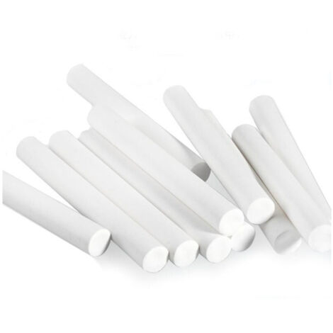 Trade Shop - Set 24 Gessetto Bianco Per Scuola Disegno Lavagna Bambini Marcatore Tecnico -