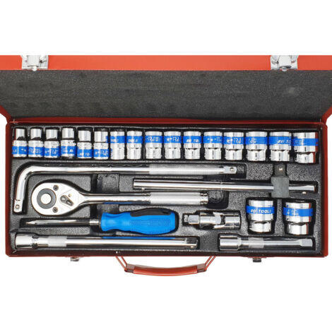 Trade Shop - SET 25 KEY PEOPLE MIT SOCKET SOCKET 1/2" ACCESSORIEN -