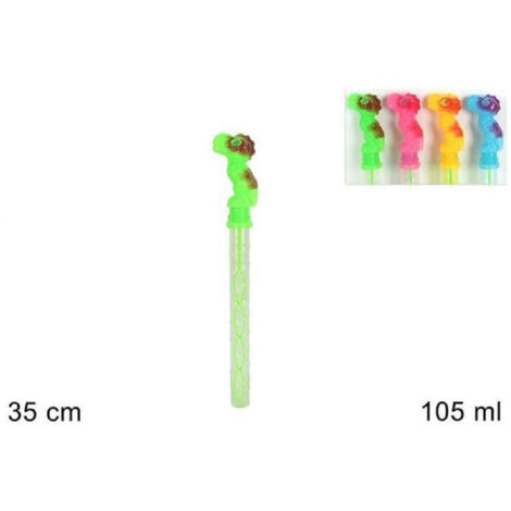 Trade Shop - Set 2pcs Swell Sapones Burbujas 105 Ml Juego De Dinosaurios Diversión Niños 35 Cm -