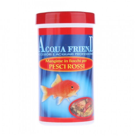 TRADE SHOP - Set 3 Confezioni 250ml/36gr Ciascuno Mangime Per Pesci Rossi Acquari In Fiocchi Cibo Base -