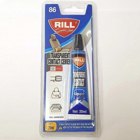 Trade Shop - SET 3 STÜCK KLEBER C.86 KLEBSTOFF 20ML FLÜSSIGDICHTMITTEL LEDER TRANSPARENT GUMMI -