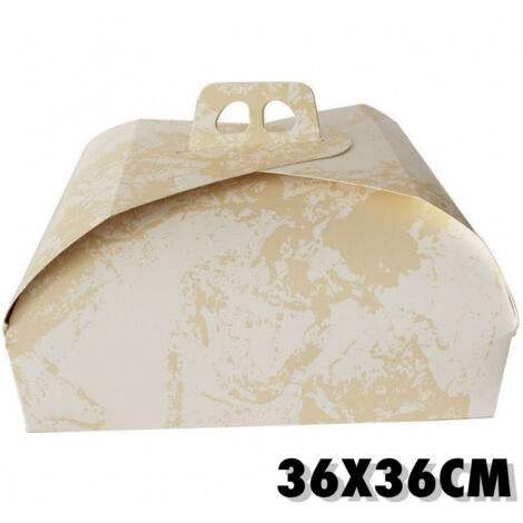 Trade Shop - Set 3 stücke Karton Karton Kartenkiste 36x36cm Karte Geburtstagsfeier-Party -