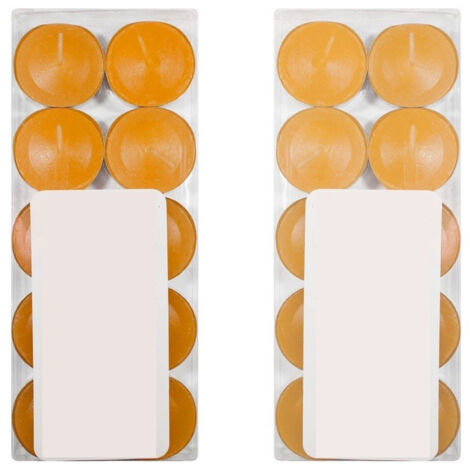 Trade Shop - SET 30 KERZEN DUFTKERZE ORANGE DUFT ORANGE ORANGE PARFÜM -