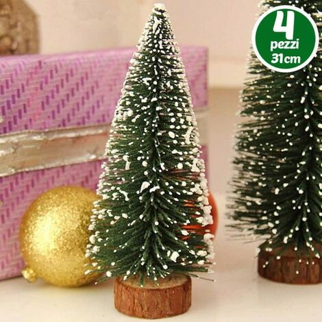 Paniate - Christmas Decoration Alberello di Natale con Sacco in Juta e  Decorazioni Rosse 60cm - Alberi Mini in offerta da Paniate