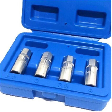 Trade Shop - SET 4 PZ EXTRACTOREN FÜR FIRST-REMOVAL-ENTLÜFTUNGS-ENTLÜFTUNGS-ENTLÜFTUNGS-EXTRAKTE 1/4" -