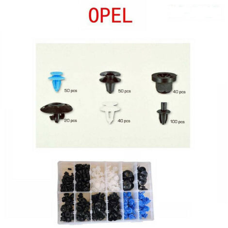 Trade Shop - SET CLIP FÜR AUTO OPEL CONFECT 300 PLASTIC RICAMBI -