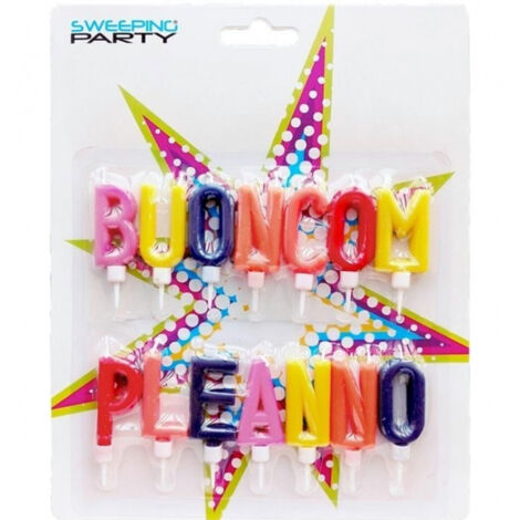 Trade Shop - Set De 14 Velas Velas Feliz Cumpleaños Multicolor Party Party Party Party -