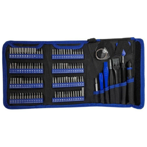 Trade Shop - Set Utensili 125 In 1 Per Smontaggio Riparazione Cellulari Smartphone Tablet Pc -