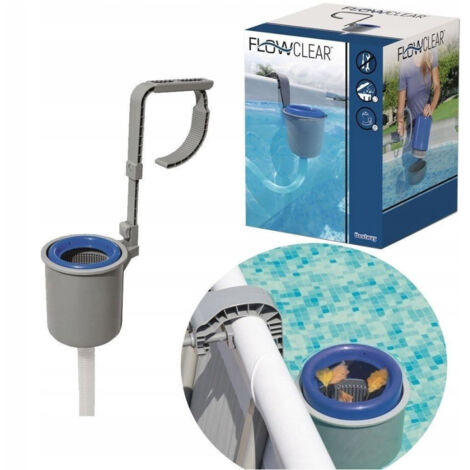 TRADE SHOP - Skimmer Filtro Di Superficie Da Parete Per Pulizia Piscina Fuori Terra 58233 -