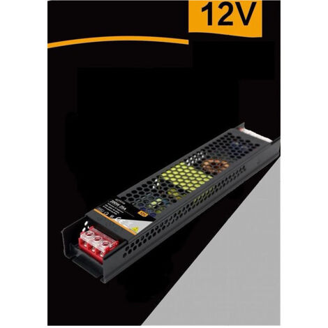 Trade Shop - Slim Metal Power Supply Estabilizado 200 Vatios Dc 12v 2 Salidas Fhyla200w12v -