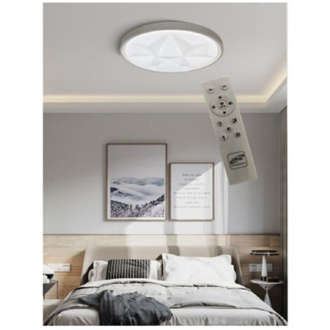 Trade Shop - Smart Diamond LED 60W Zeiten moderne runde Licht 6500k 4000k -
