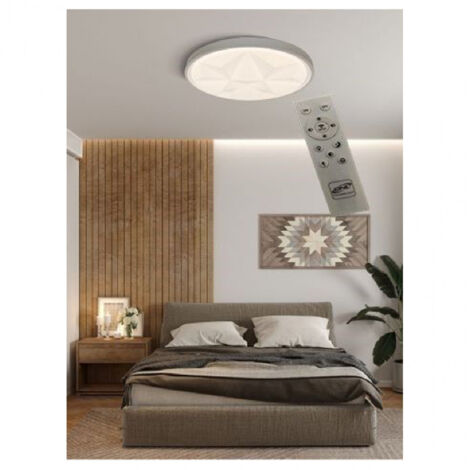 Trade Shop - Smart Diamond LED 60W Zeiten moderne runde Licht 6500k 4000k -