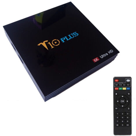 Trade Shop - SMART TV BOX T10 PLUS ANDROID 9 4GB RAM 64GB 4K TV GPU 5 CORE QUAD WIFI -