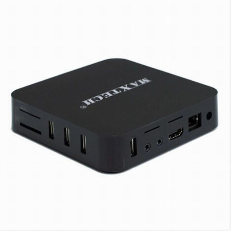 Trade Shop - SMART TV BOX ULTRA HD 4K INTERNET ANDROID 8.1 RAM 2GB QUALITÄT CORE MAXTECH TV-BOX01 -