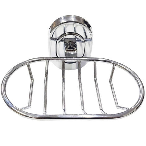 Trade Shop - Soapet Sobre Soap Saucer Saucer Esy69186 Steel 13x7x11cm Pared De Pared -
