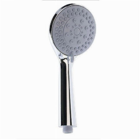 TRADE SHOP - Soffione Doccia Doccetta Multigetto Doccino Rotondo Moderno 10.5 X 24 Cm 59563 -