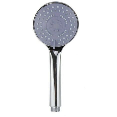 TRADE SHOP - Soffione Doccia E Vasca Cromato In Abs Multigetto Funzione Anticalcare 11cm 1/2 -