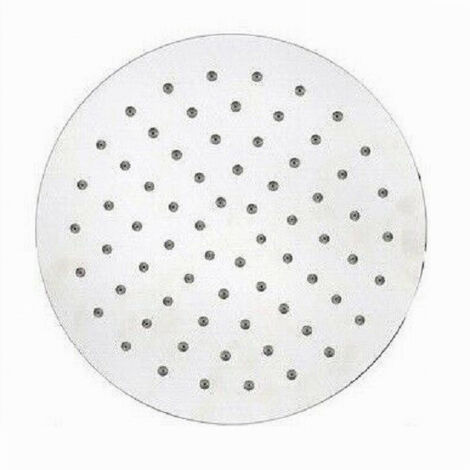 Trade Shop - SOFFIONE DOCCIA ROTONDO 20CM UGELLI FÜR ATTACCHI BAGNO MISCELATORE 69119 MODERN -