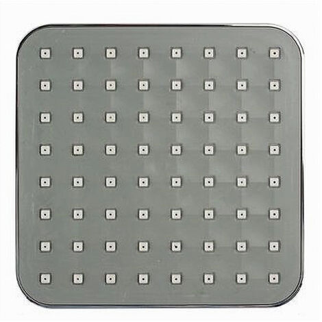 TRADE SHOP - Soffione Doccia Ugelli Fori Bagno Miscelatore Ad Alta Pressione 59161 Quadrato -