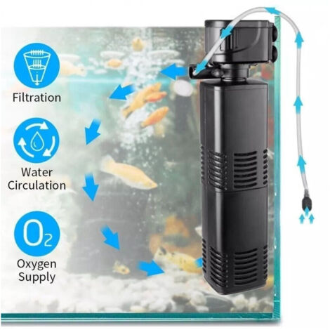 Trade Shop - SOMMERGILE POMP FÜR GESUNDHEITSWASSER BEI 1400L/H 20W QL-2000F -