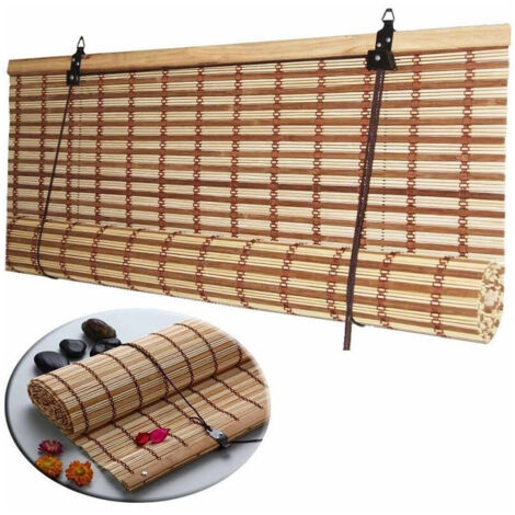 Trade Shop - SONNENSEGEL ROLLO SONNENSCHUTZ AFRIKA AUS WEIDENRUTEN 120X250CM -