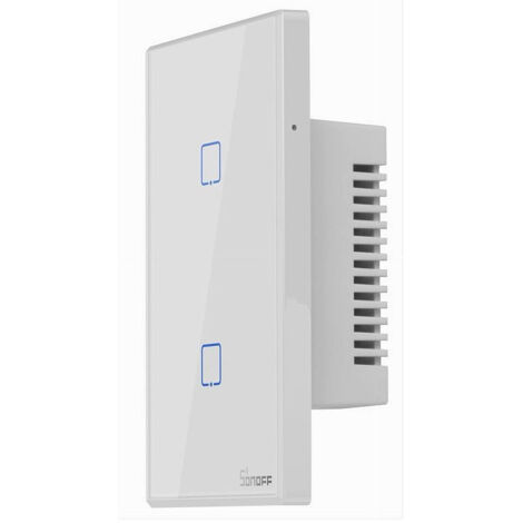 Trade Shop - SONOFF SMART 2 CANALE CONTROLLER WIFI PLACCA TOUCH T2US2C -
