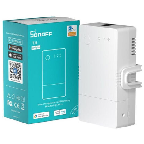Trade Shop - SONOFF THR316 TH ORIGIN SMART WIFI FEUCHTIGKEIT TEMPERATUR SENSOR SCHALTER -