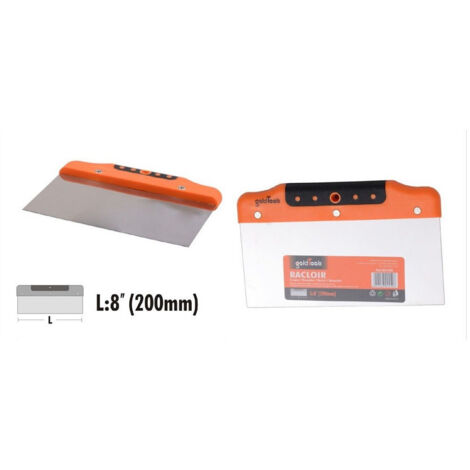 Trade Shop - SPANIENSTLEISTUNG IN ACCIAIO MIT BICOLORE IMPUGNATURE 8'" 200MM FERRAMENT 90450 -