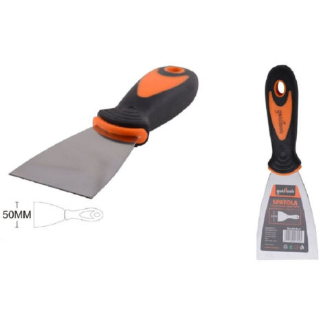 Trade Shop - SPATOLA FÜR AKTIVITÄTEN IN ACCIAIO 50 MM 2" FERRAMENT MIT ANTISCIVOLO 90418 -