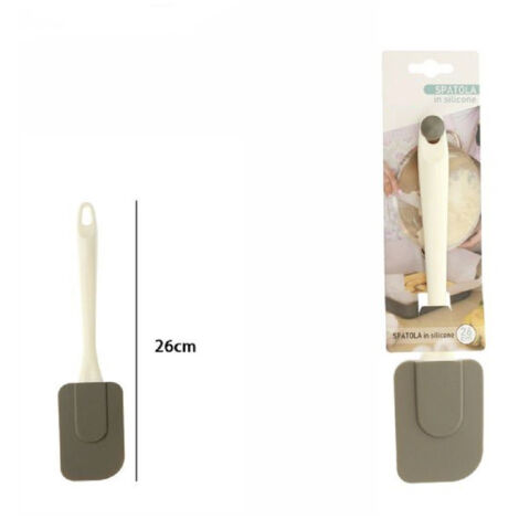 Trade Shop - Spatola Spatolina In Silicone Manico In Plastica Utensile Dolci Pasticceria 66208 -