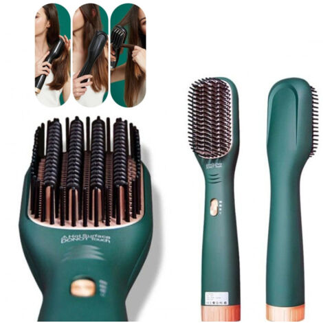 TRADE SHOP - Spazzola Ad Aria Elettrica Multifunzionale Asciuga Pettina Capelli 1000w Q-m623 -