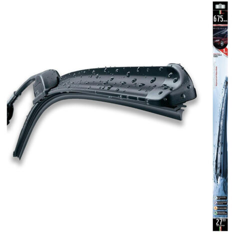TRADE SHOP - Spazzola Tergicristallo Per Auto Universale 27" 675mm Maxtech Ter-cr027 -