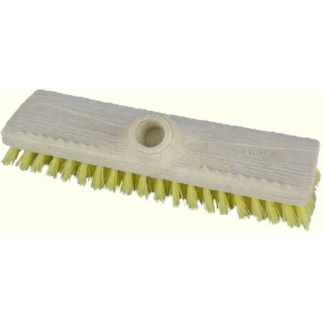TRADE SHOP - Spazzolone Ricambio Con Setole Rigide Spazzola Per Pulizia Pavimenti 23x7x5 Cm -