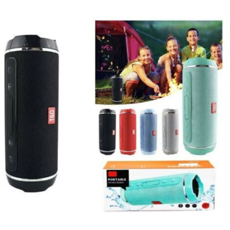 TRADE SHOP - Speaker Portatile Cassa Bluetooth Tg-116 Con Microfono Usb Tf Vivavoce -