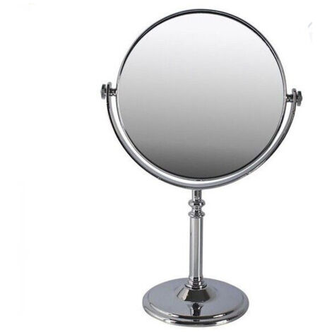 TRADE SHOP - Specchio Da Tavolo 8" Girevole Make Up Trucco Accessorio Bagno Donna 31cm 52772 -