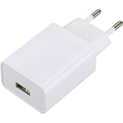 TRADE SHOP - Spina Caricabatterie Usb Smartphone 2.1a Ricarica Veloce Per Presa Muro Q-cd013 -