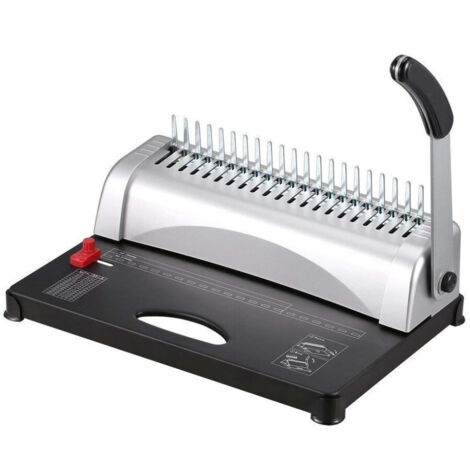 Trade Shop - Spiralbinder-Maschine messen Sie A4 bis 450 Blatt Libri Binding Spirale -