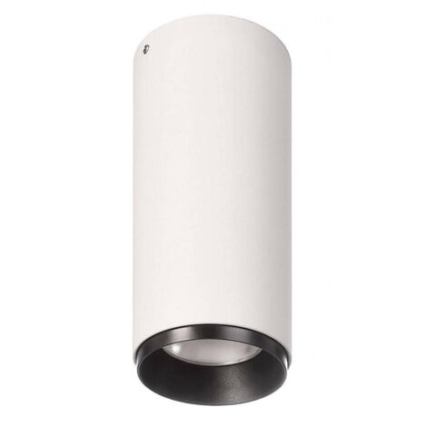 Trade Shop - SPOTLIGHT DECKENLEUCHTE ZYLINDER LED CCT 10W 2 IN 1 3000K 4000K MODERN - Weiß