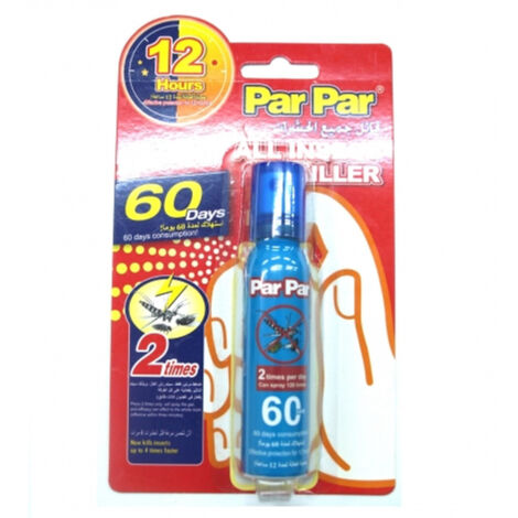 Trade Shop - Spray Líquido Vapo Recarga Anti-mosquit Reflexion Protección De 45 Ml Durante 60 Días -