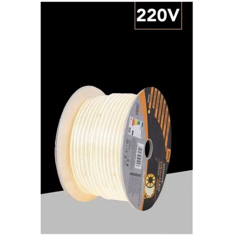 Trade Shop - SPULE 100MT STREIFEN LED COB 220V OUTDOOR IP65 LICHT 3000K 4000K 6500K 220V-COB-288 -