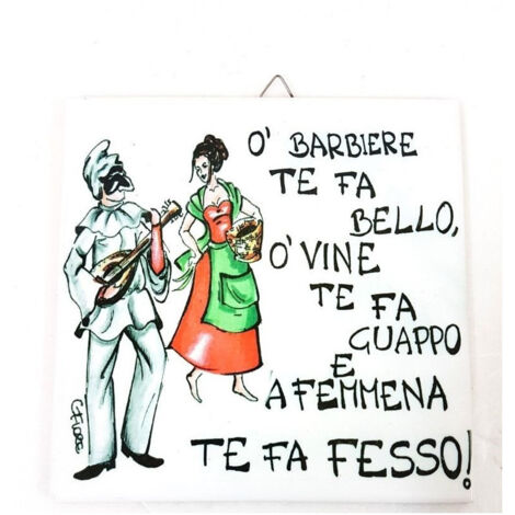 Trade Shop - Squetto Decorative Tile Door Ceramic Fortune O 'barber Te Hace Hermosa -