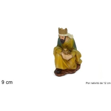 Assortimento Statuine del Presepe 12 cm Dipinte a Mano - size SOGGETTO 1