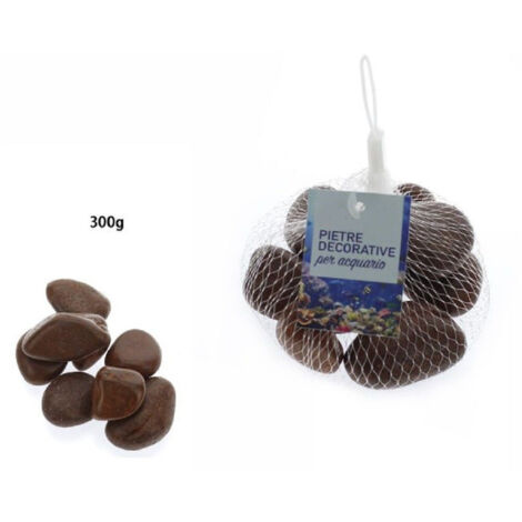 Trade Shop - STEINE DEKORATIVE STEINE BRAUN FÜR AQUARIUM 300 GR.GARTENDEKORATION 70255 -