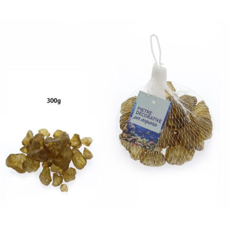 Trade Shop - STEINE STEINE DEKORATIVE BRAUNE STEINE FÜR AQUARIUM 300 GR DEKORATION 70272 -