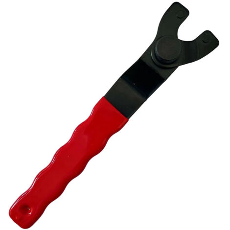 Trade-Shop Stirnlochschlüssel Zweilochschlüssel Schraubenschlüssel für viele Flex Winkelschleifer / verstellbare Pins von 10 - 40mm, 1 Stück