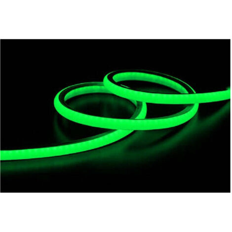 Trade Shop - STRIP LED NEON FLESSIBIBLE STRISCIA DECORATIVA 5 MT IP65 VARI TONI LUCE U-12V -