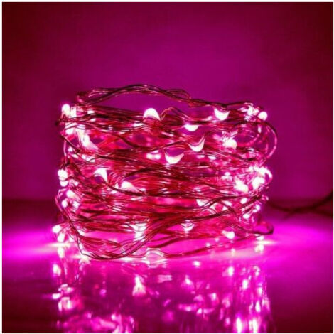 Trade Shop - STRISCIA 3 METRI STRIP LED BOBINA FLESSIBBATTERIE FILO DI RAME LUCE -