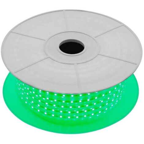 Trade Shop - Striscia Led Luminosa Flessibile 100 Mt Luce Verde 5050 220v Illuminazione Cw581 -