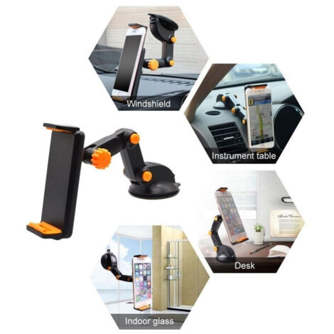 Trade Shop - Support Auto Universale En Ventosa 360° Gratis Al Cuadro De Pequeño Cellula -