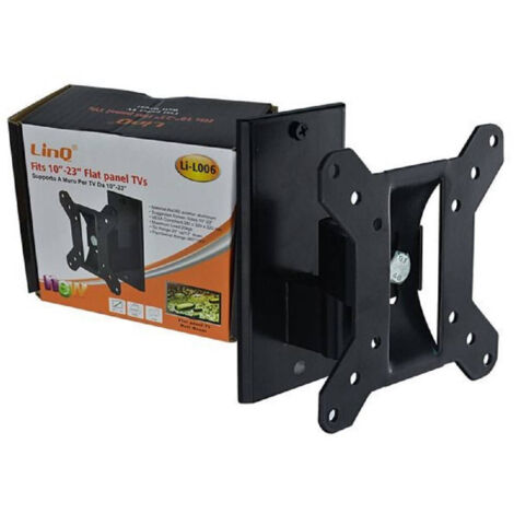 Trade Shop - Support Staffa Muro Per Tv Led Lcd Orientabile Monitor Da 10′ – 23′′′′ Li-l006 -